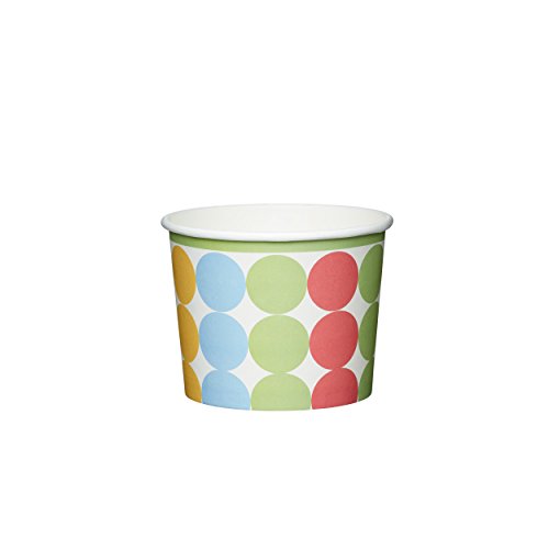 Kitchen Craft Pack Of 6 Coolmovers Tutti- frutti Paper Ice Cream Cups RRP 1.99 CLEARANCE XL 1